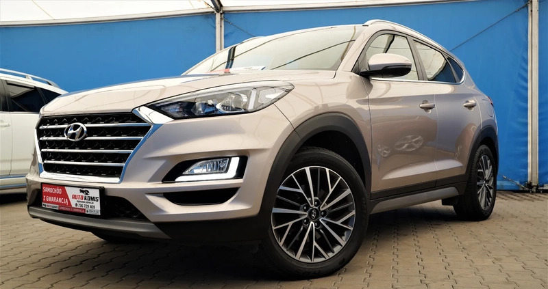 Hyundai Tucson cena 93990 przebieg: 80900, rok produkcji 2019 z Ryn małe 781